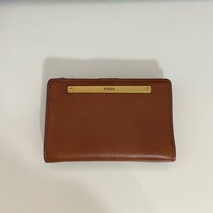 Brown Fossil bifold wallet
